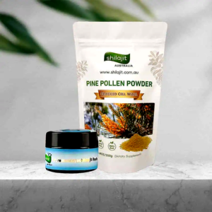 50 Gram Shilajit Resin + 250g Pine Pollen Bundle