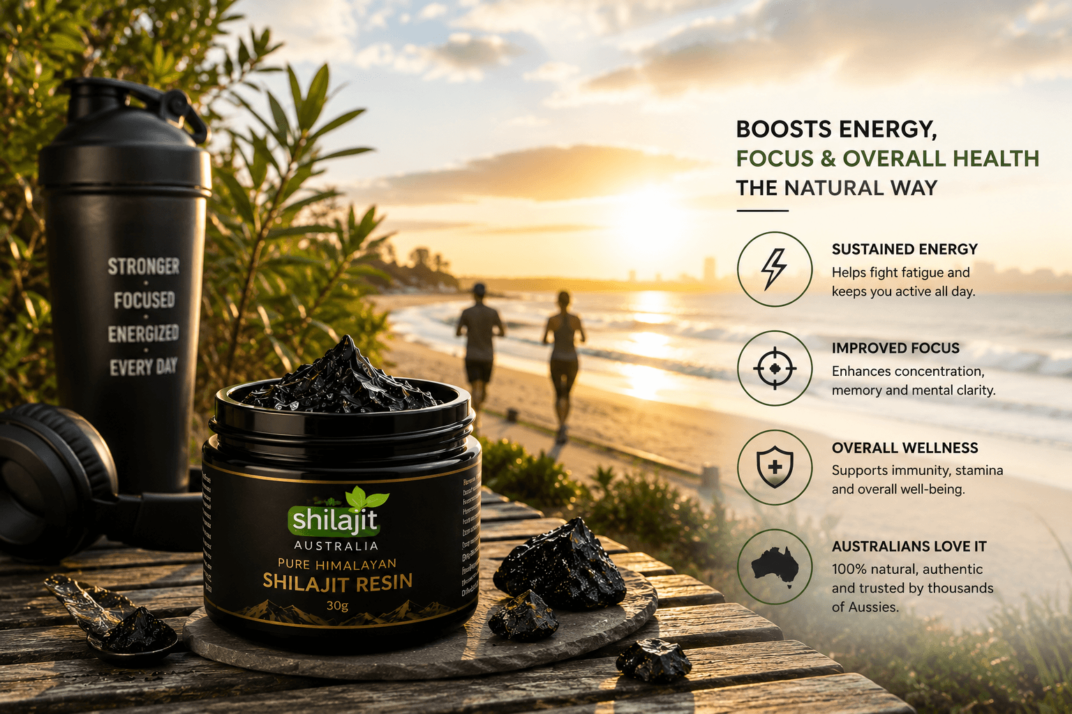 How Shilajit Resin Boosts Energy, Focus, and Overall Health and Why Australians Love It