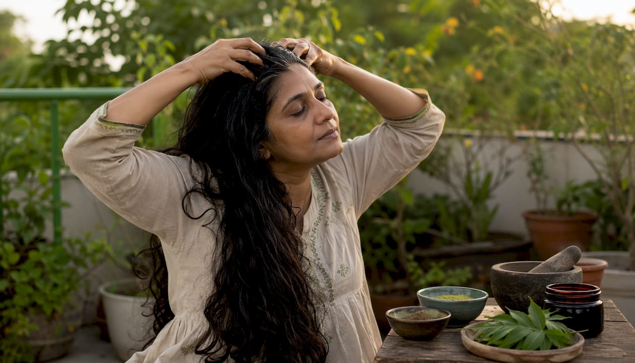Ayurvedic Remedy for Hair Growth: Herbs + Lab-Tested Shilajit