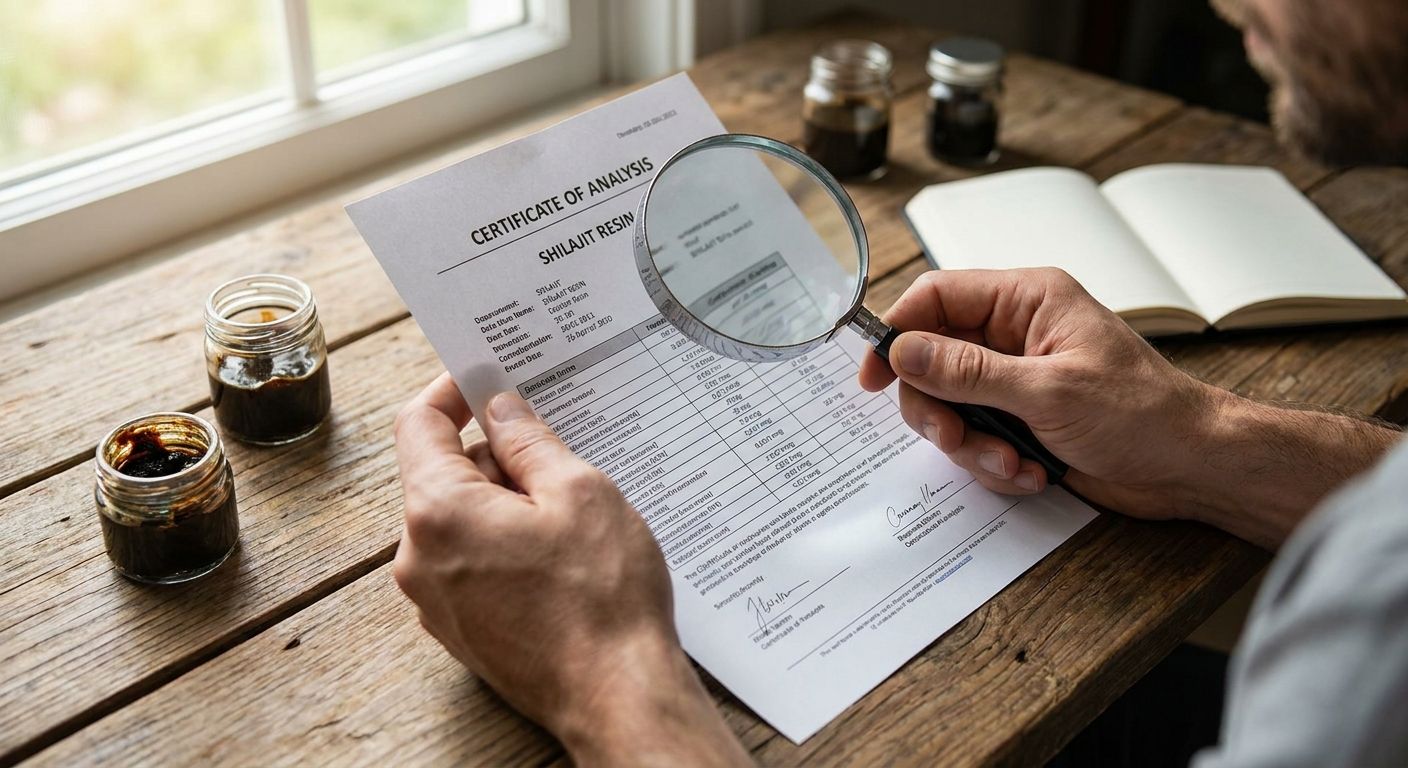 Shilajit Lab Test Certificate: What to Check in 2026