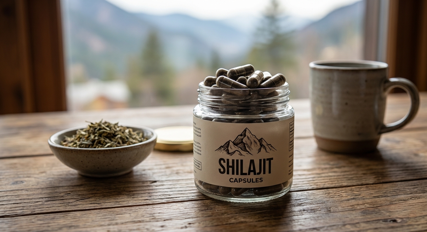 Shilajit capsules for everyday energy and stamina