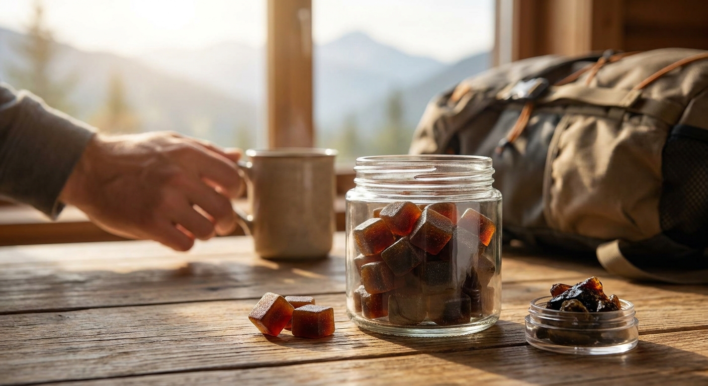 Shilajit gummies for men's daily energy