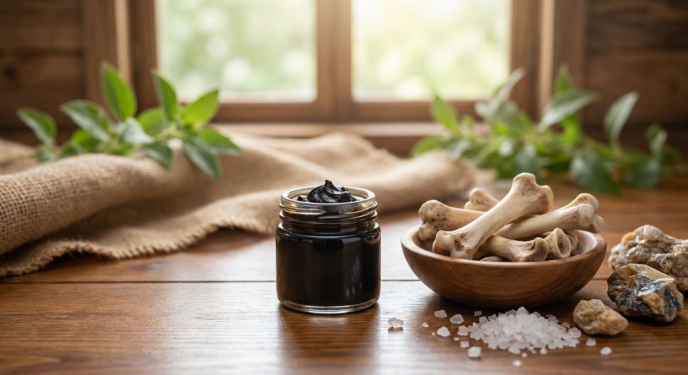 Shilajit resin for bone density and mineral support
