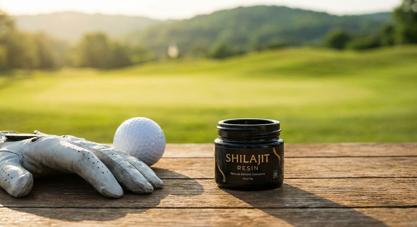 Shilajit resin for golfers wanting steady energy