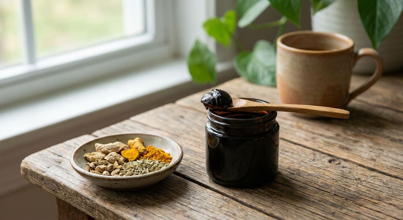 Shilajit resin for gut health and digestion