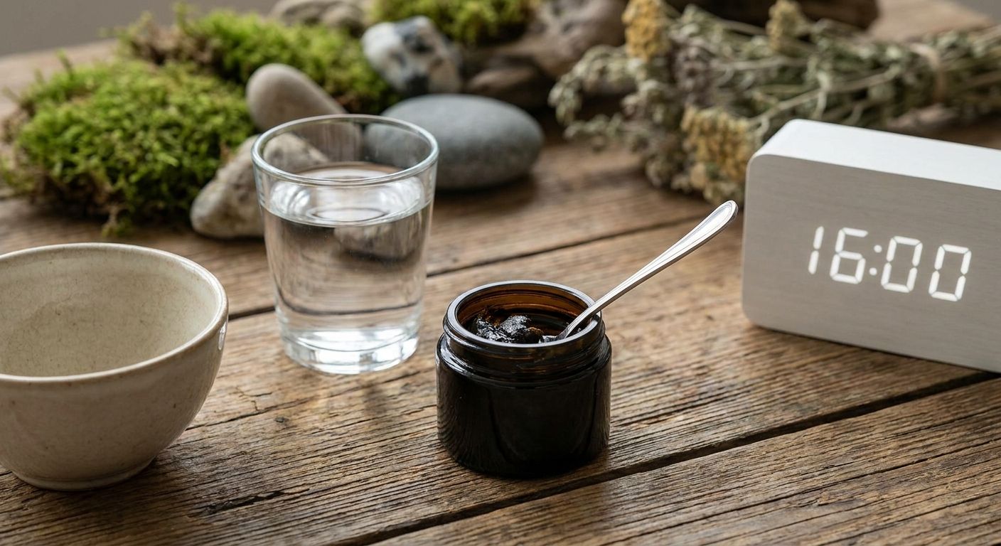 Shilajit resin for intermittent fasting routines