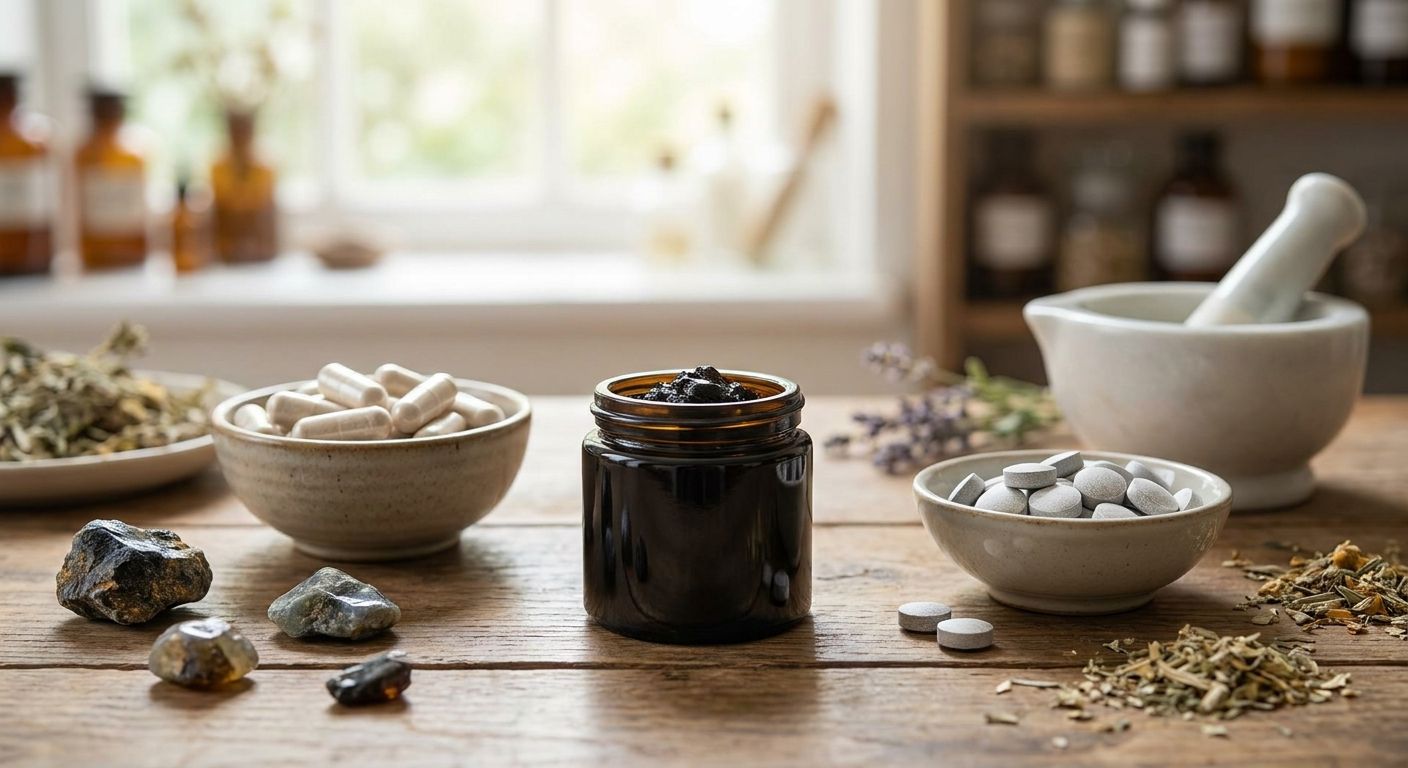 Shilajit resin for magnesium and zinc supplement stacks