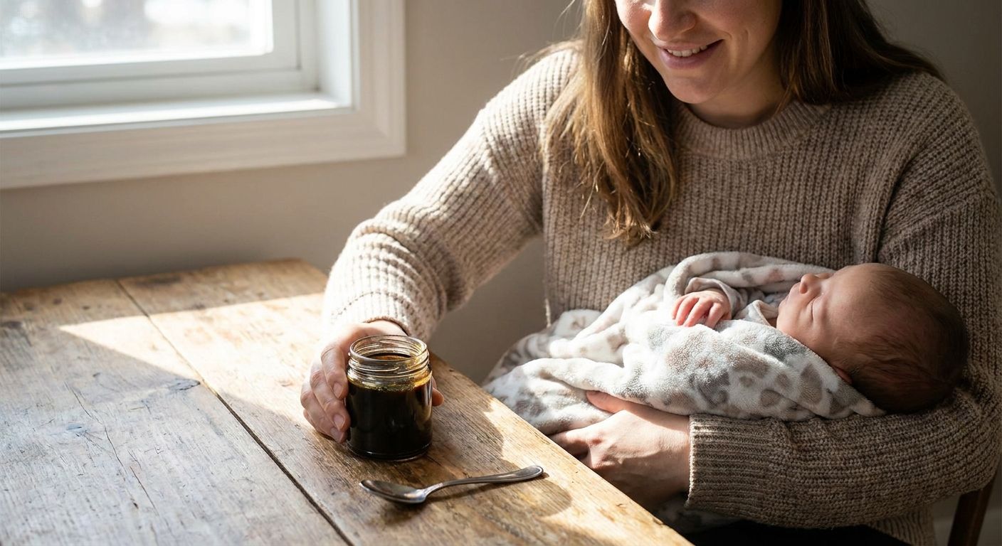 Shilajit resin for new mums and postpartum energy