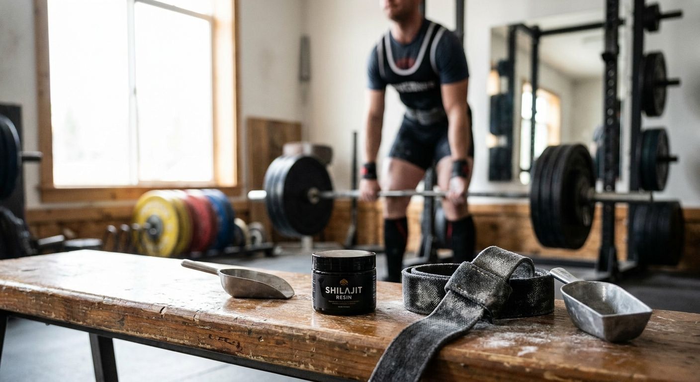 Shilajit resin for powerlifters and strength athletes