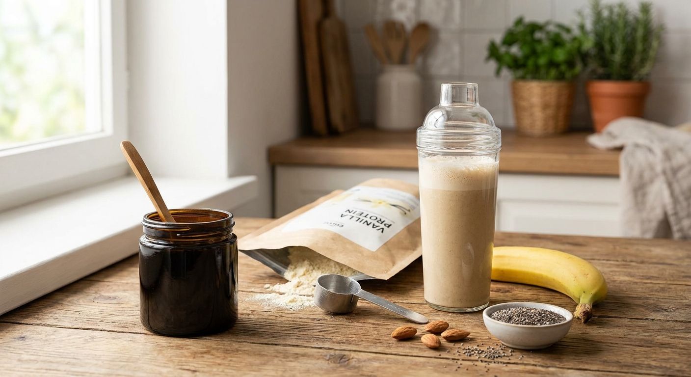 Shilajit resin for protein shake and powder stacks