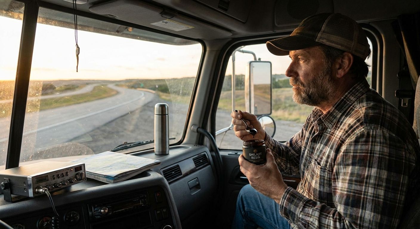 Shilajit for Truck Drivers 2026: Best Format on the Road